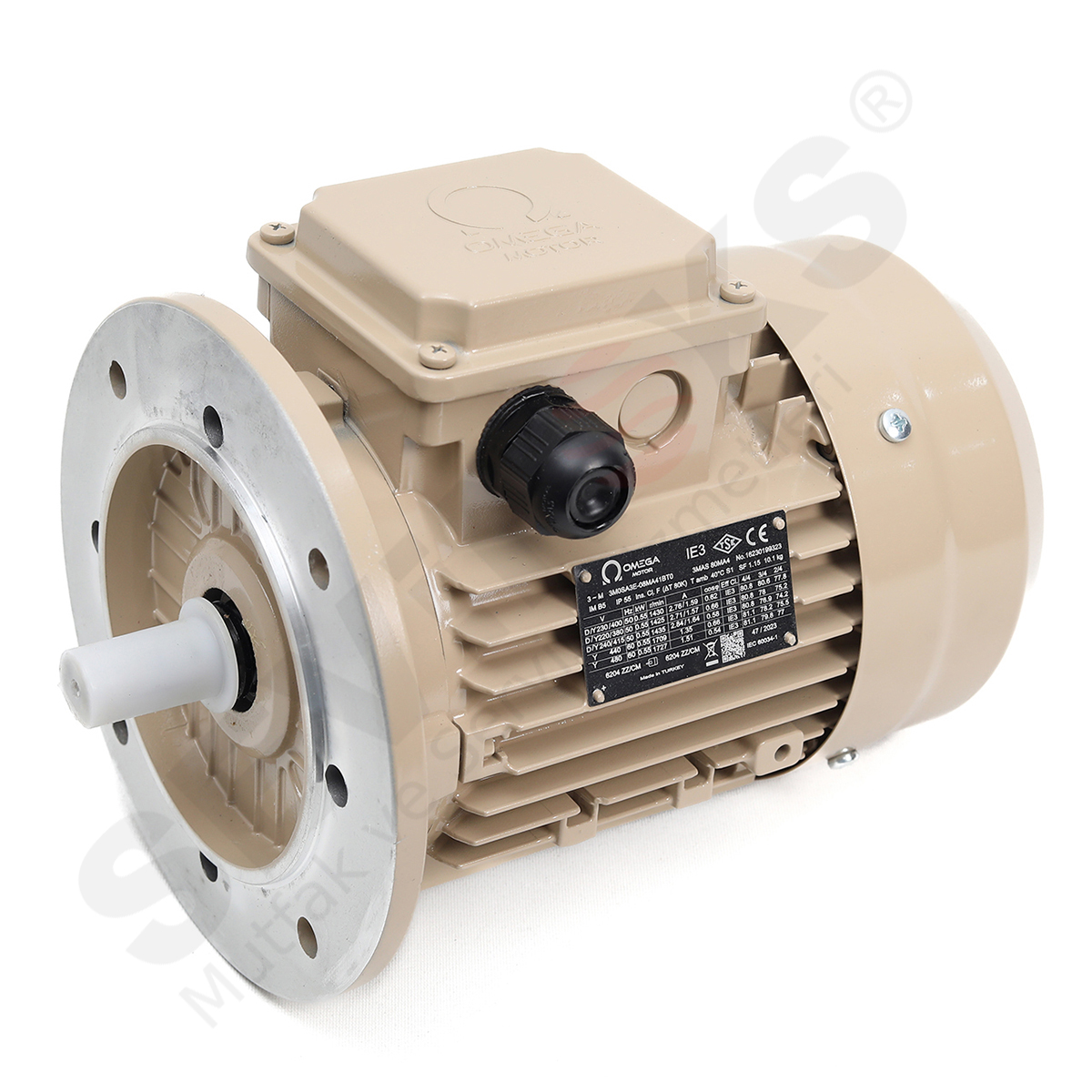 MOTOR IE3 0,55kW 230/400V KURUTMA 